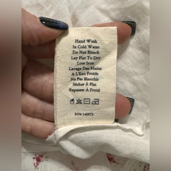 LoveShackFancy Clovis Cotton Ruffle Trim Dress - Picture 12 of 12